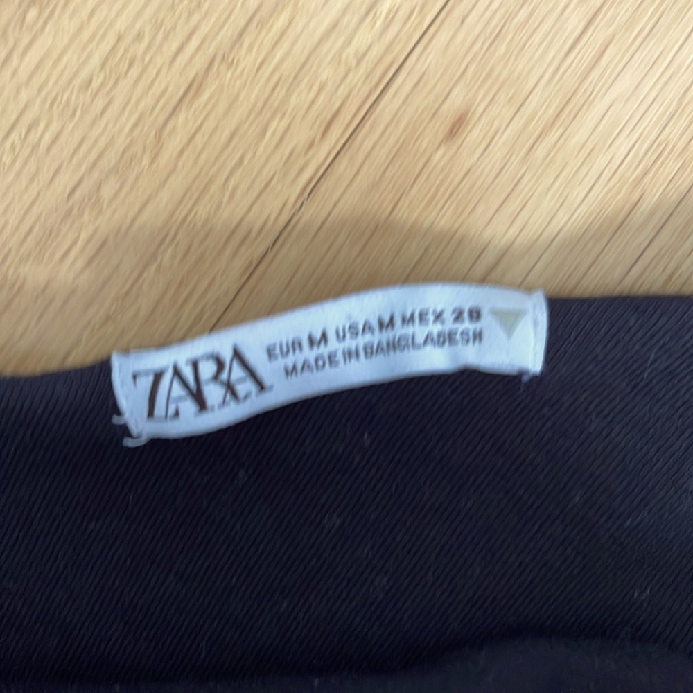 Zara Black Asymmetric One-Shoulder Bodysuit - Picture 7 of 11